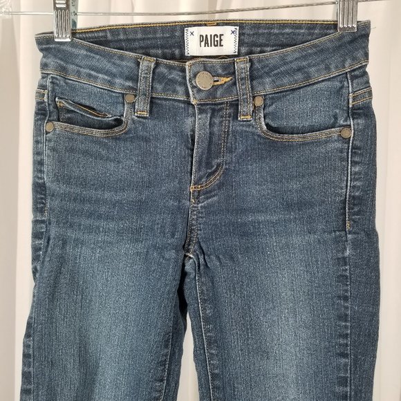 PAIGE Jeans Verdugo Crop Raw Hem - Size 24 - Inseam 27"L - Picture 1 of 8